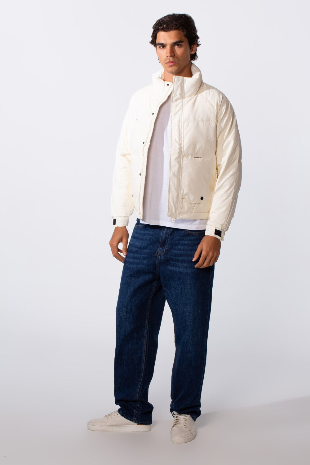 Men's Stylish Long Sleeve Jacket With Zip Pockets