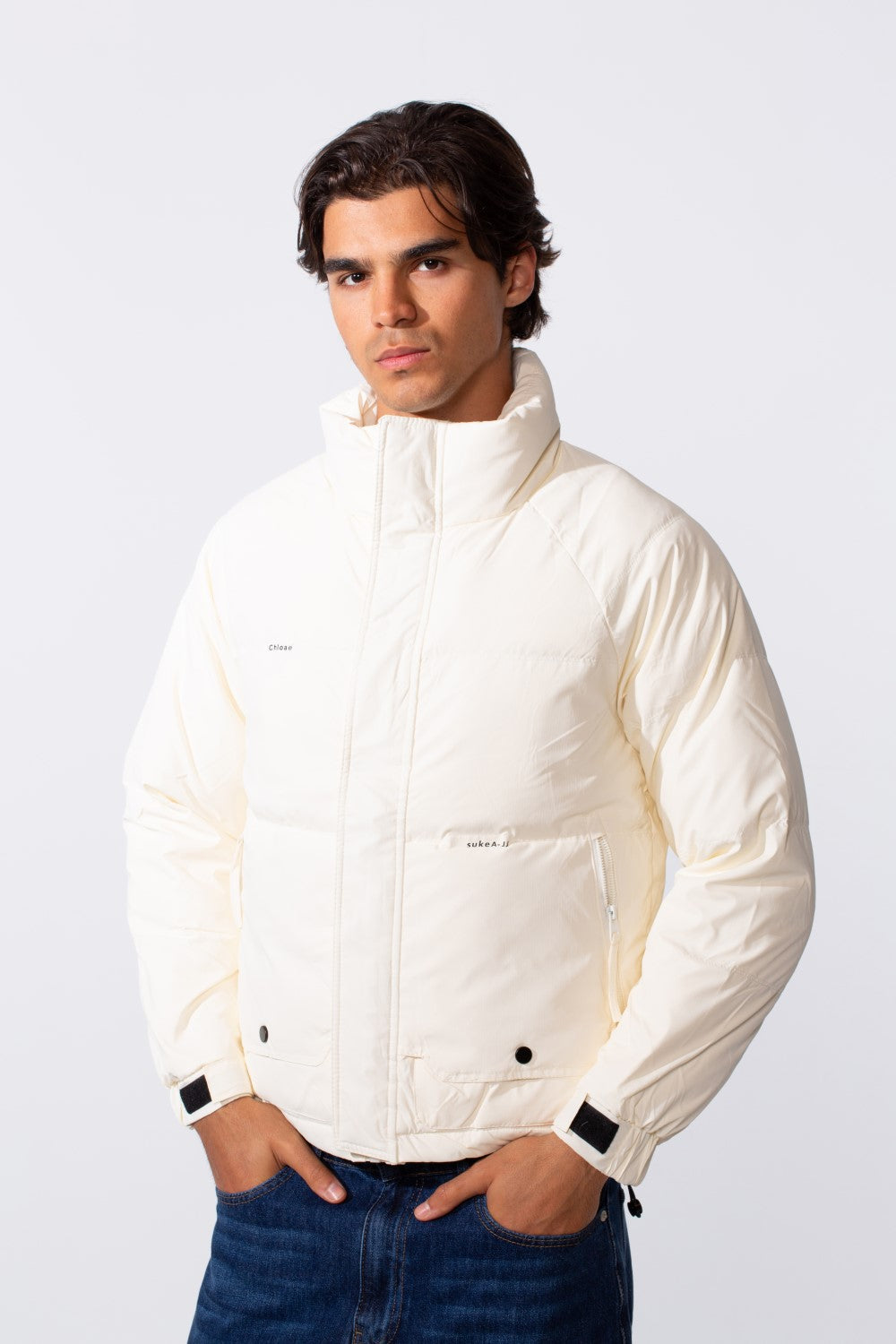Men's Stylish Long Sleeve Jacket With Zip Pockets