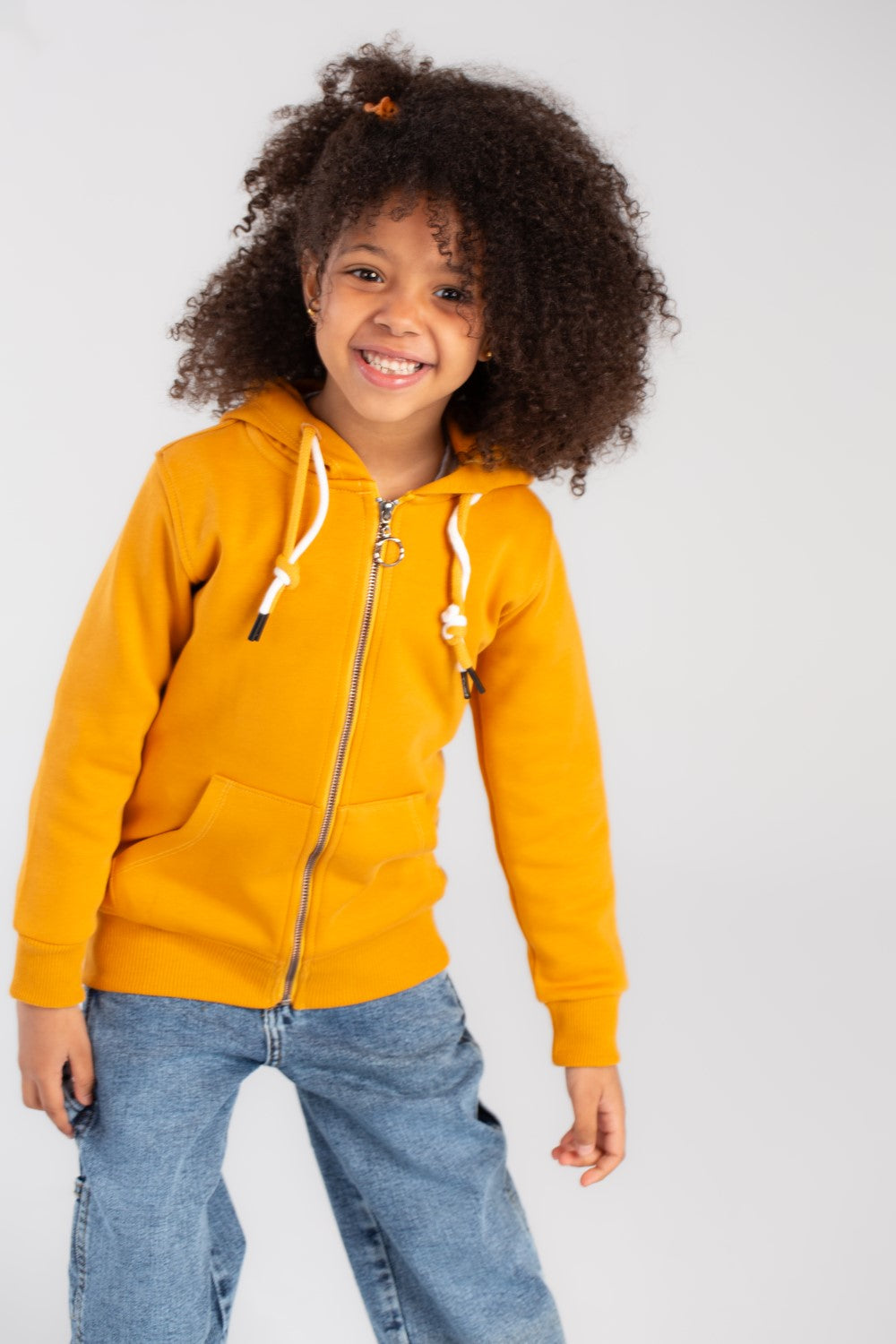 Girl's Hoodie Back Printed Padded Sweatshirt