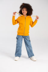 Girl's Hoodie Back Printed Padded Sweatshirt
