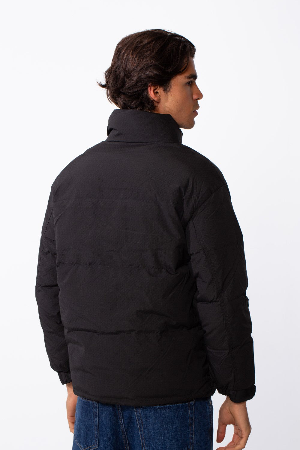 Men's Plain Long Sleeve Waterproof Zipper Jacket