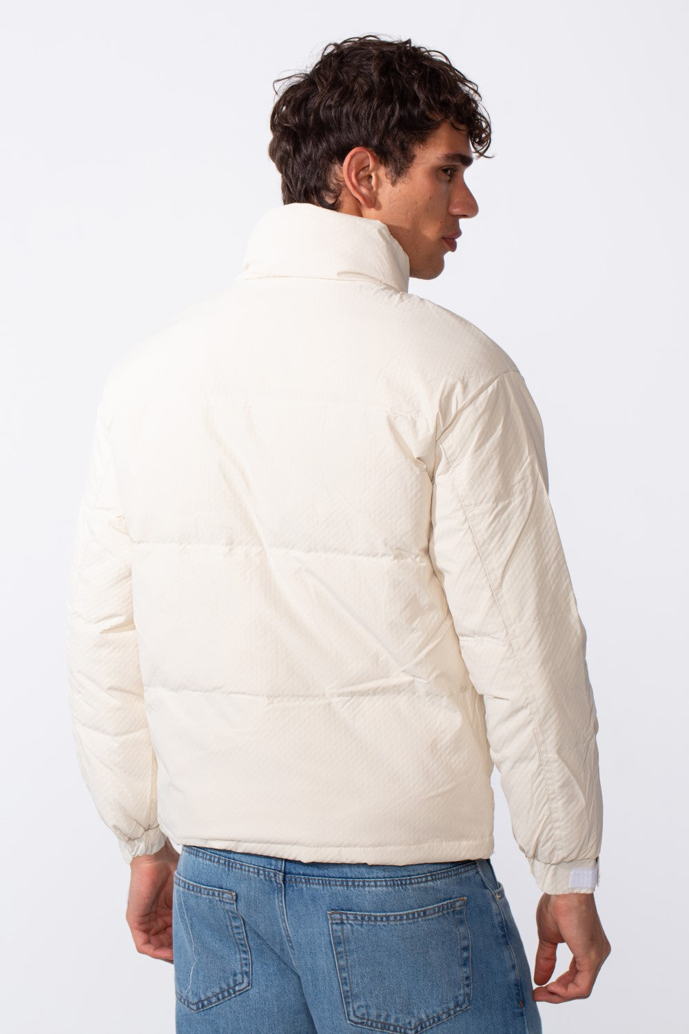 Men's Plain Long Sleeve Waterproof Zipper Jacket