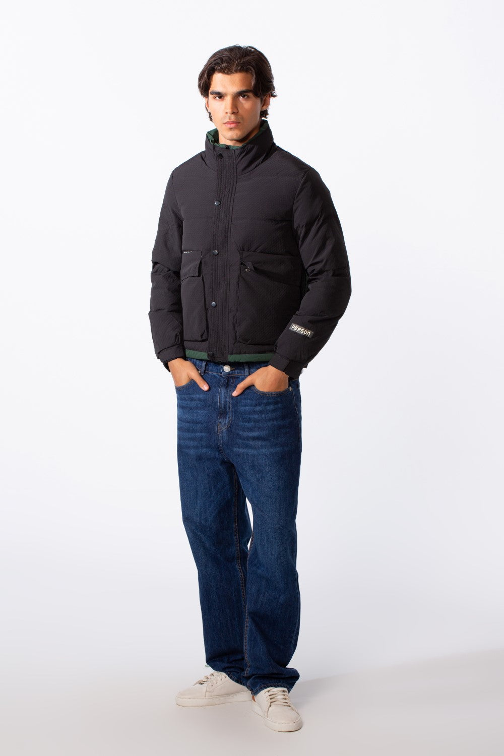 Men's Waterproof Back Text Print Long Sleeves Jacket