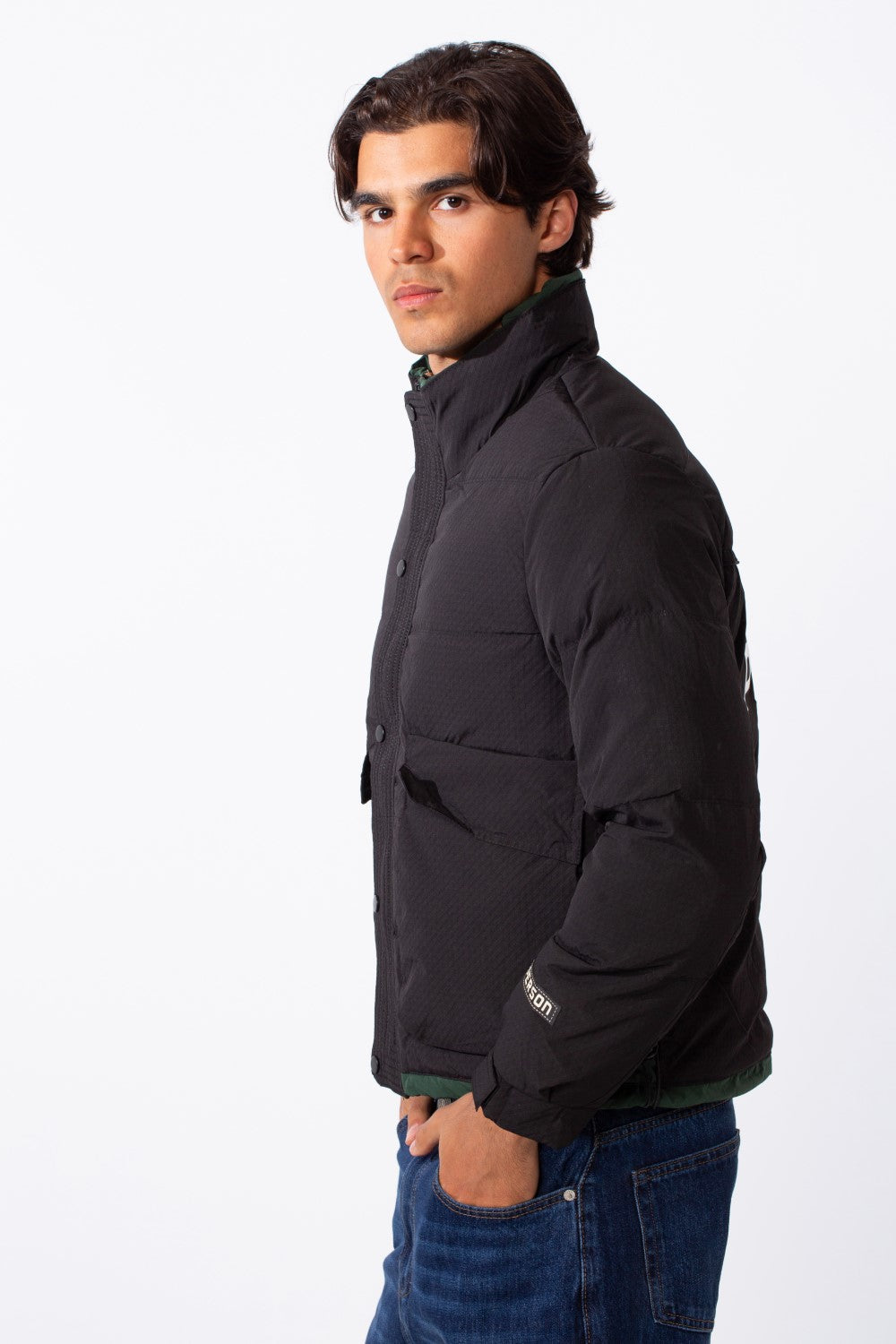 Men's Waterproof Back Text Print Long Sleeves Jacket