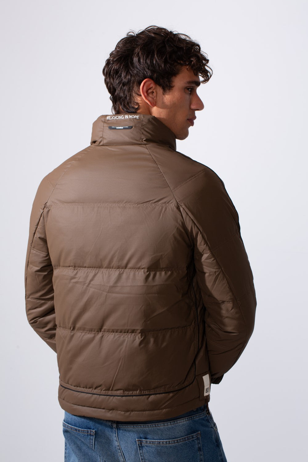 Men's Modern Panelled Waterproof Jacket