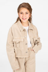 Girl's Modern Slouchy Jeans Outfit Set