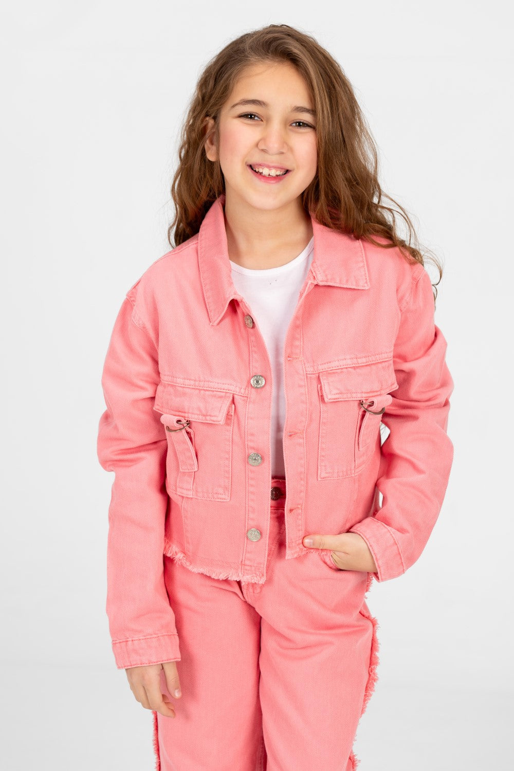 Girl's Modern Slouchy Jeans Outfit Set