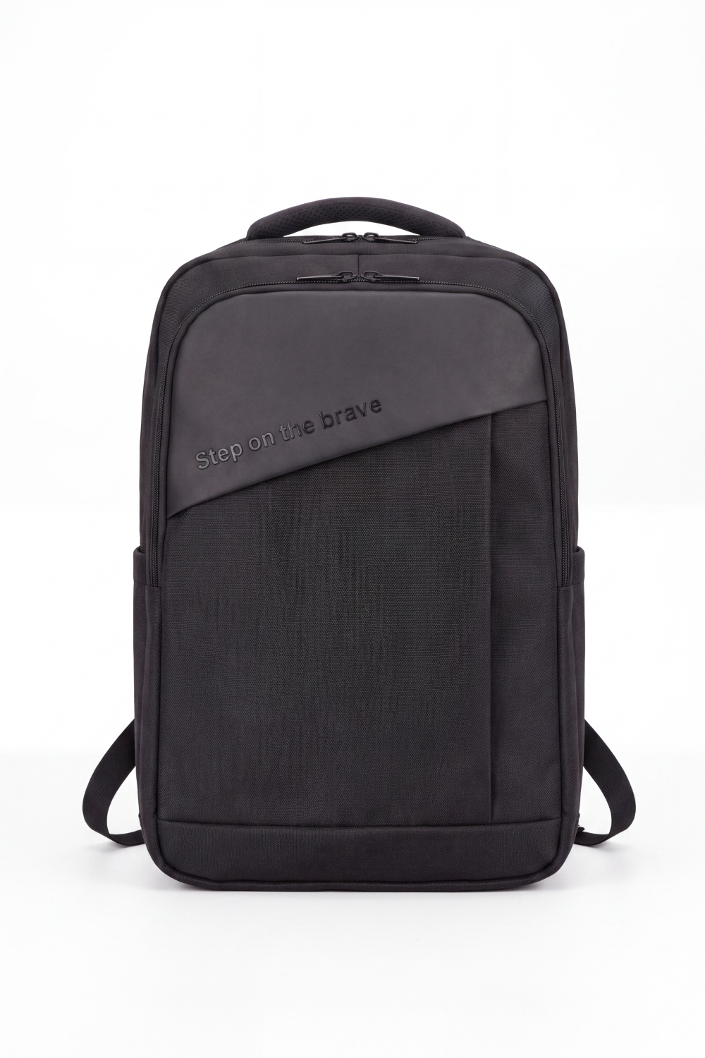 Men's Tomato Store Urban Travel Backpack Durable Woven Fabric Smart Storage Layout Vertical Front Pocket