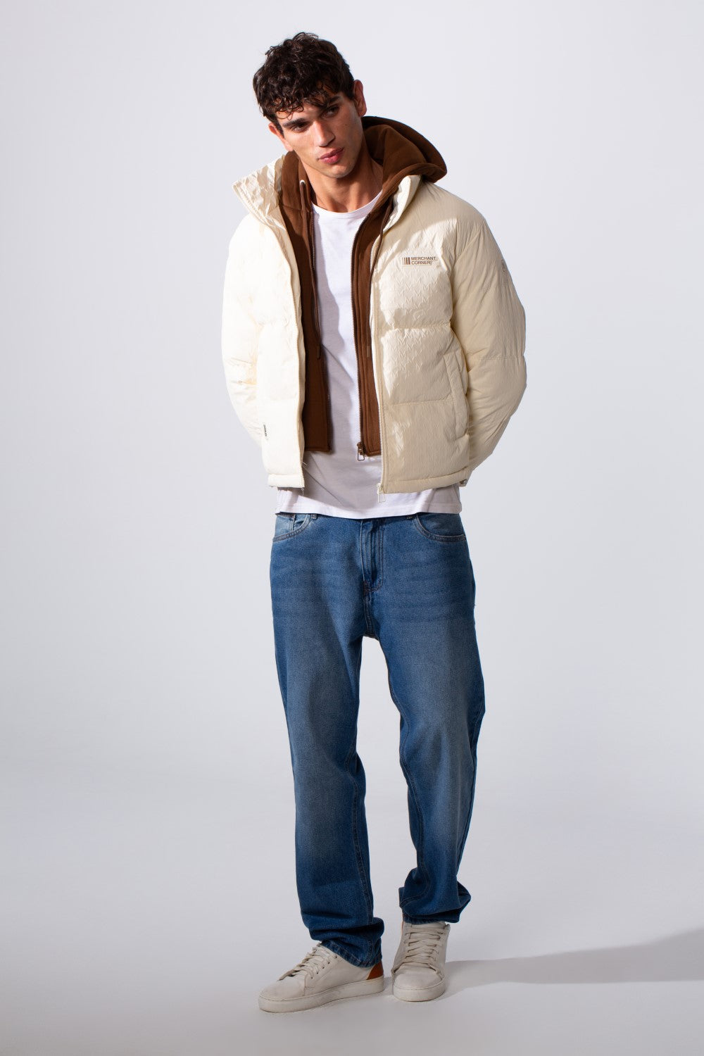 Men's Double Layer Waterproof Hooded Jacket