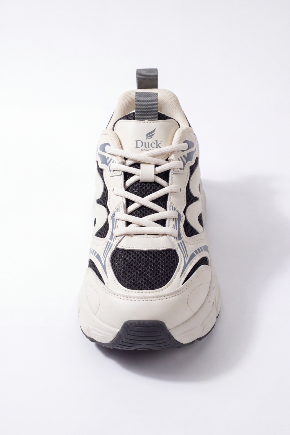Men's Tomato Store Aero Wave Chunky Sneakers Open Grid Texture Meets Layered Wave Panels Lace Up Front Pull Tab Details Duck Shoes