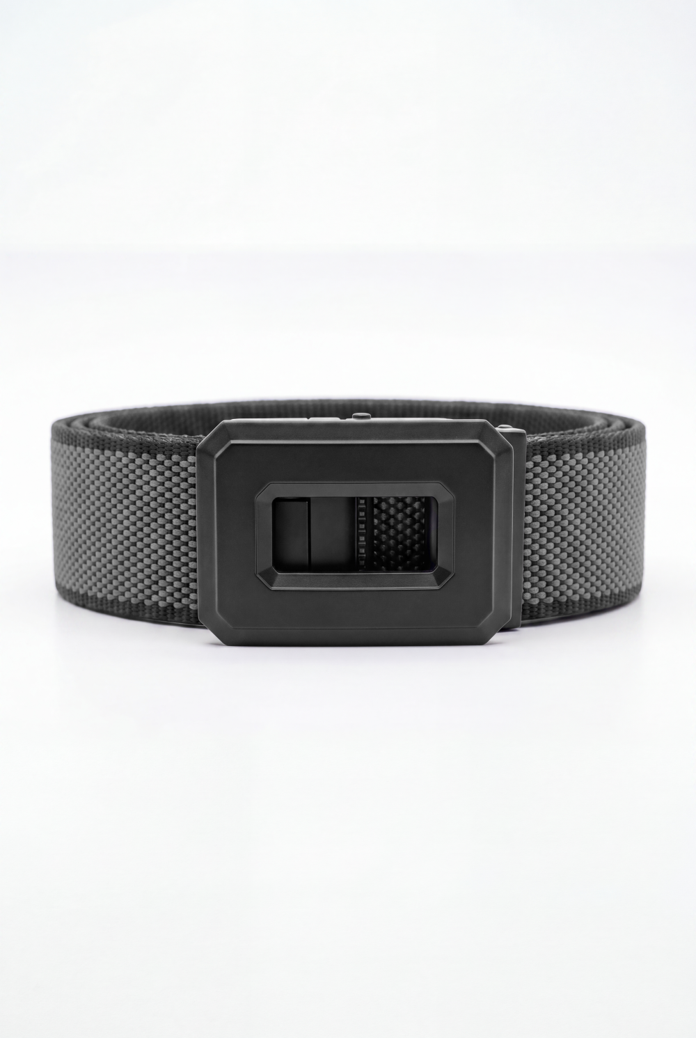 Men’s Tomato Store Hex Frame Web Belt With Patterned Woven Strap Auto Lock Buckle