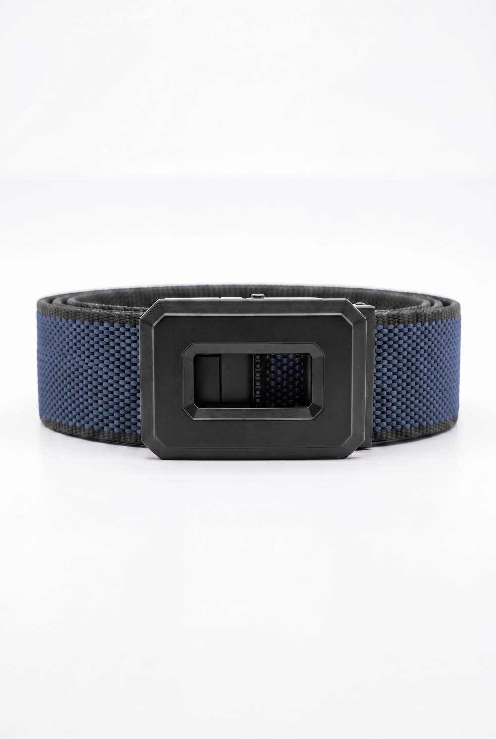 Men’s Tomato Store Hex Frame Web Belt With Patterned Woven Strap Auto Lock Buckle