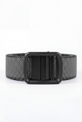 Men’s Tomato Store Matrix Weave Auto Belt With Two Tone Basket Weave Pattern Raised Inner Grip Texture Matte Frame Buckle