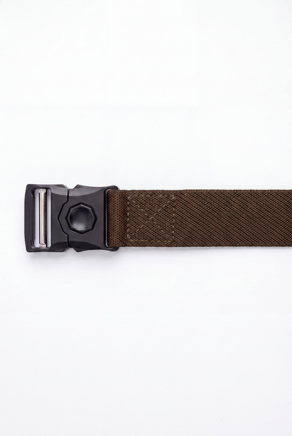 Men’s Tomato Store Orbit Lock Web Belt Featuring Braided Stretch Strap Round Push Buckle