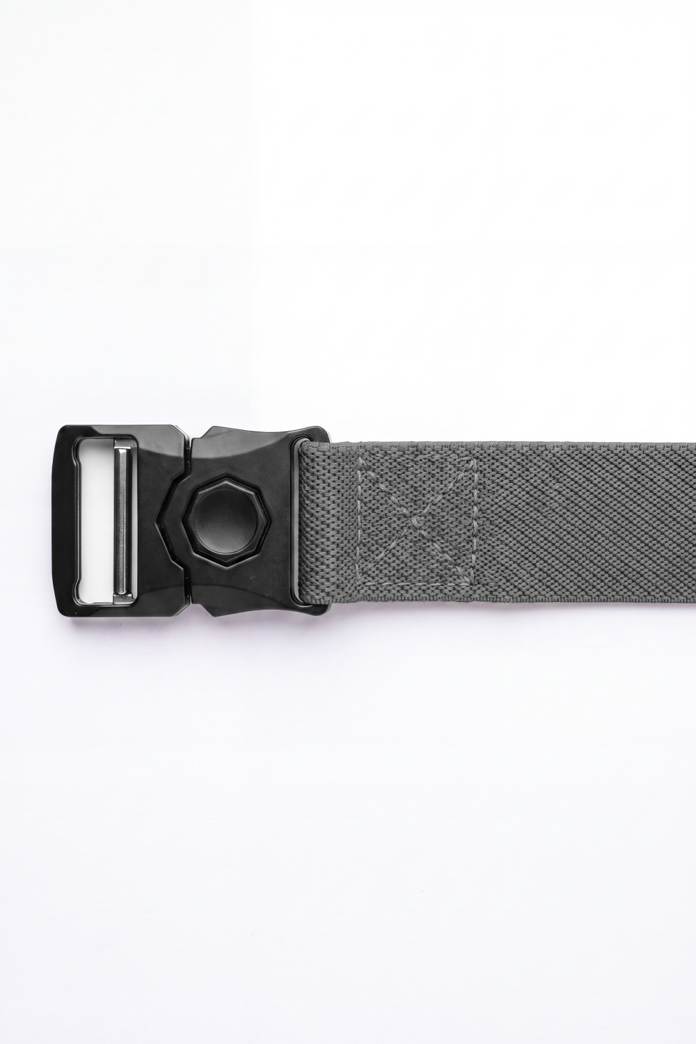 Men’s Tomato Store Orbit Lock Web Belt Featuring Braided Stretch Strap Round Push Buckle