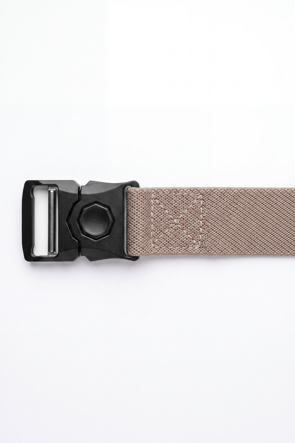 Men’s Tomato Store Orbit Lock Web Belt Featuring Braided Stretch Strap Round Push Buckle