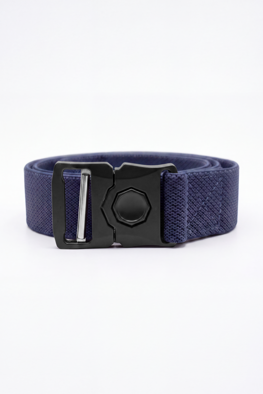 Men’s Tomato Store Orbit Lock Web Belt Featuring Braided Stretch Strap Round Push Buckle