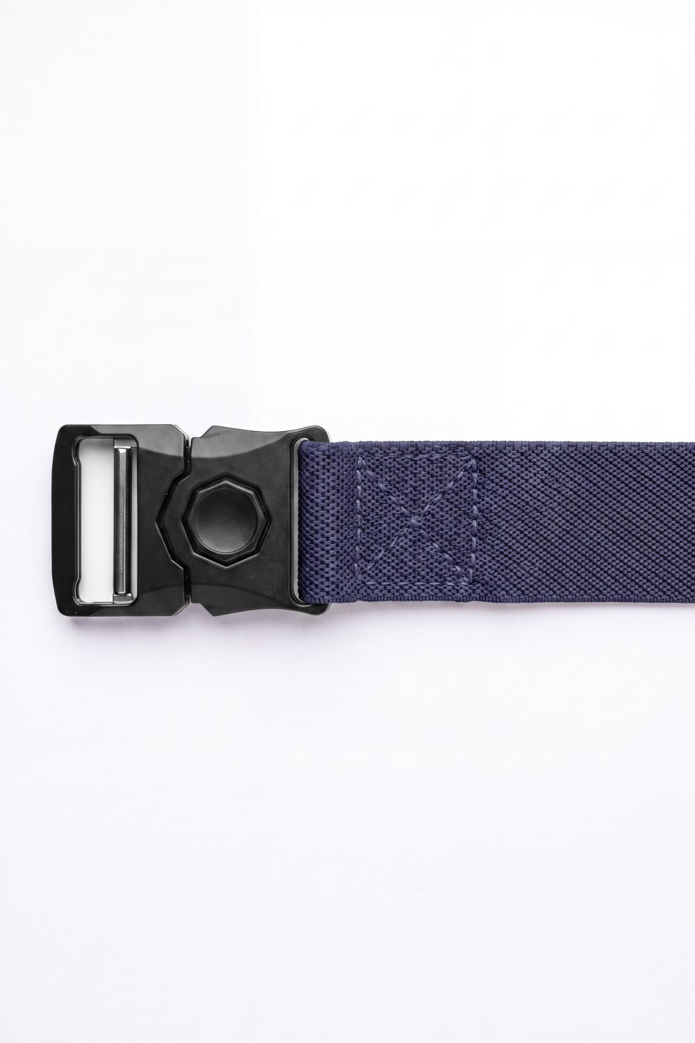 Men’s Tomato Store Orbit Lock Web Belt Featuring Braided Stretch Strap Round Push Buckle