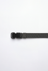 Men’s Tomato Store Modern Web Belt Matte Frame Buckle Smooth Plate Center Secure Mechanism Adjustable