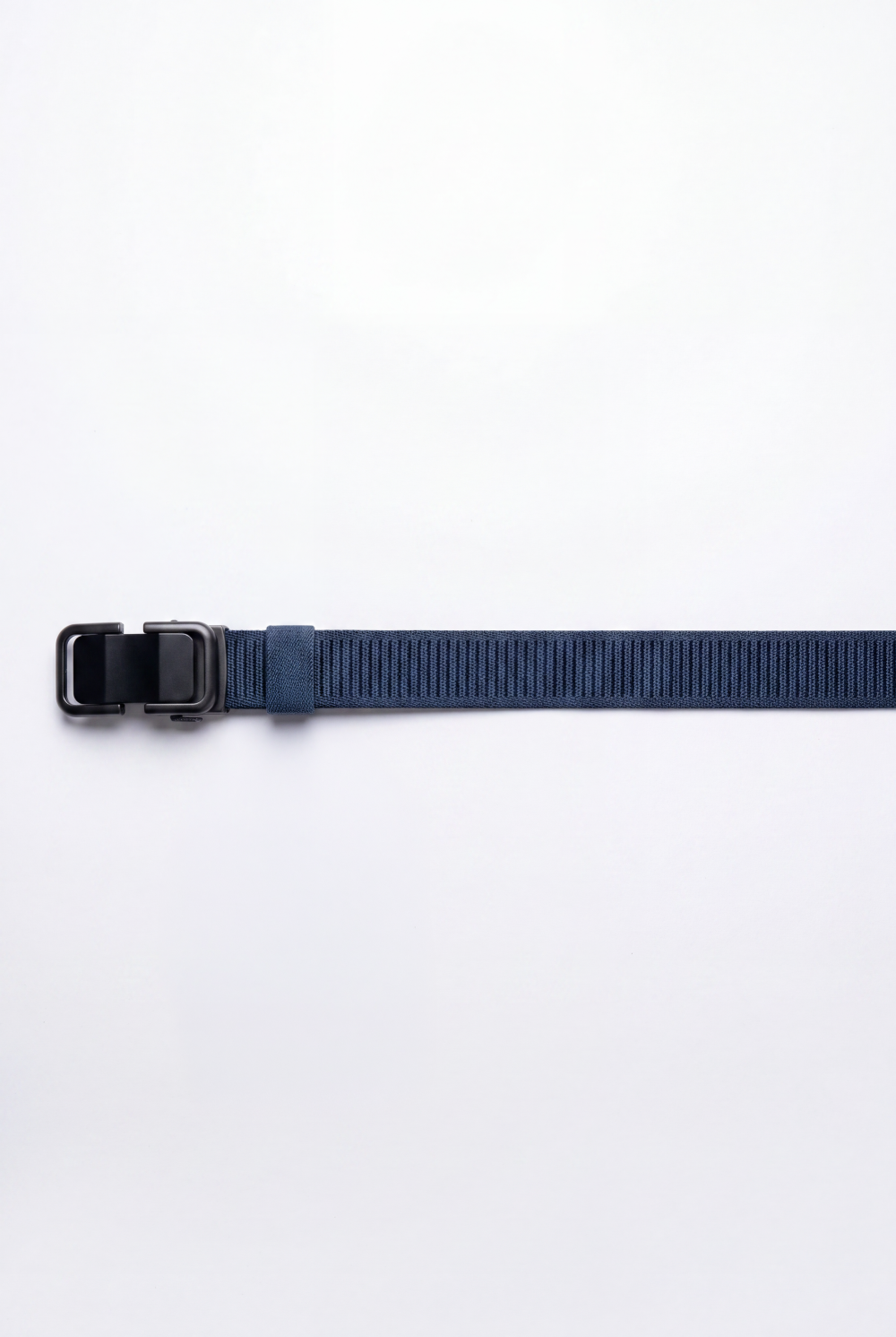 Men’s Tomato Store Modern Web Belt Matte Frame Buckle Smooth Plate Center Secure Mechanism Adjustable