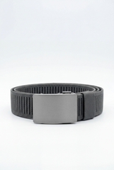 Men’s Tomato Store Everyday Webbing Belt Smooth Brushed Metal Plate Buckle