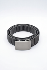 Men’s Tomato Store Everyday Webbing Belt Smooth Brushed Metal Plate Buckle