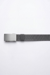 Men’s Tomato Store Everyday Webbing Belt Smooth Brushed Metal Plate Buckle