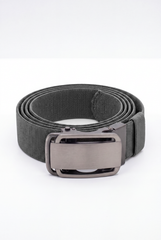 Men’s Tomato Store Glide Frame Stretch Belt With Woven Elastic Strap Brushed Plate Buckle