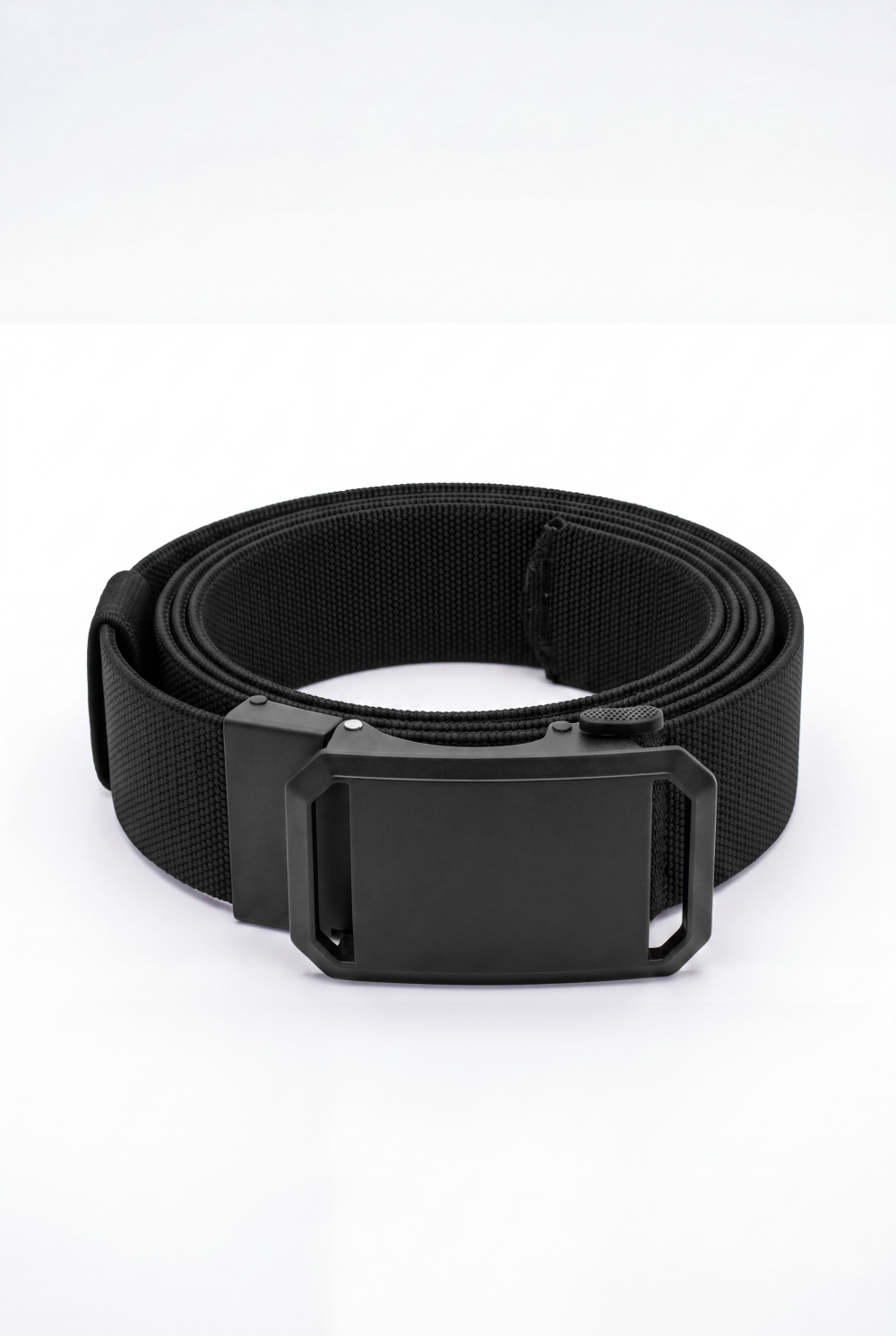 Men’s Tomato Store Reinforced Keeper Textured Inner Grip Belt Woven Stretch Strap Auto Buckle
