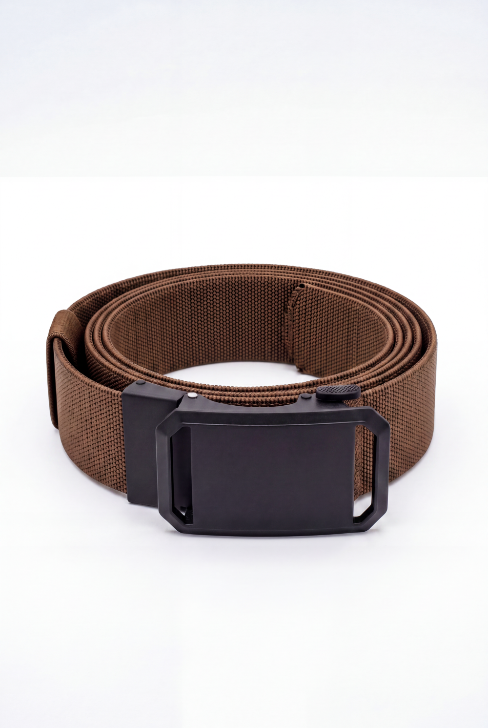 Men’s Tomato Store Reinforced Keeper Textured Inner Grip Belt Woven Stretch Strap Auto Buckle