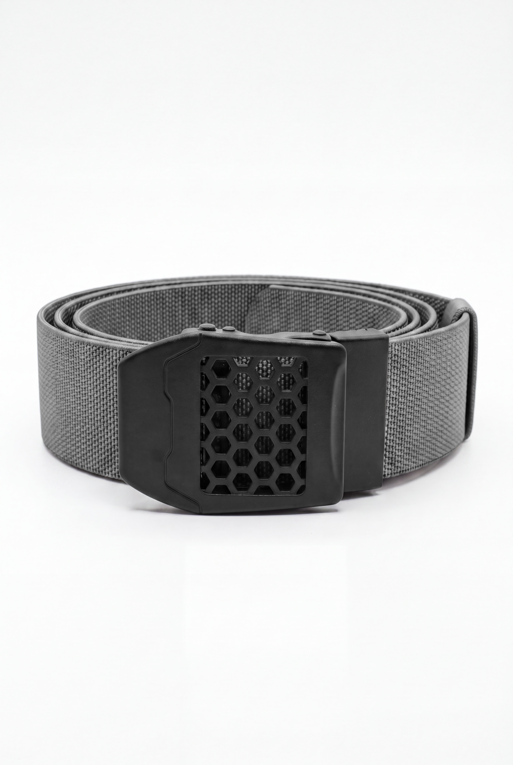 Men’s Tomato Store Core Web Belt Matte Solid Plate Buckle Low Profile Closure Smooth Lock Mechanism