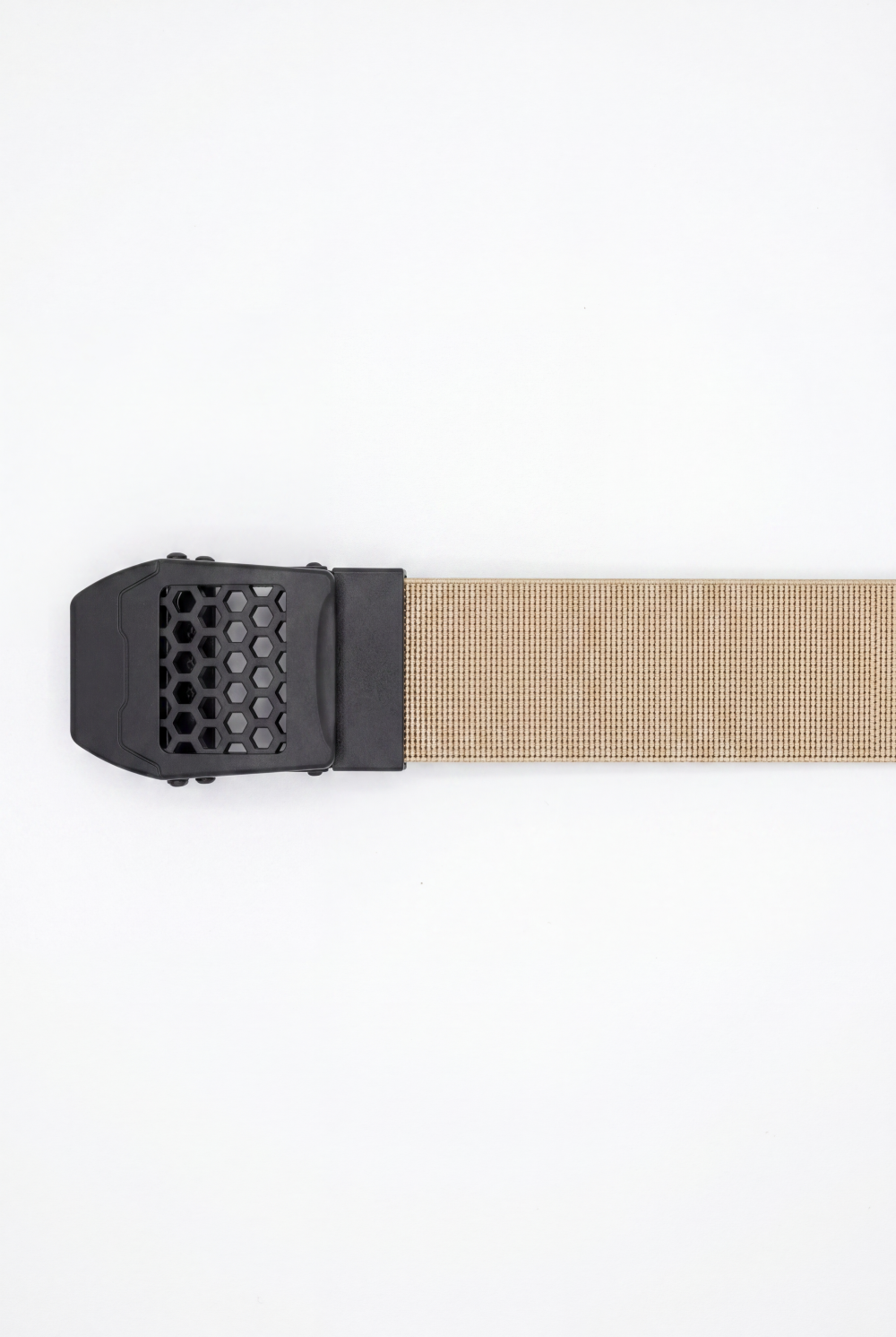 Men’s Tomato Store Core Web Belt Matte Solid Plate Buckle Low Profile Closure Smooth Lock Mechanism