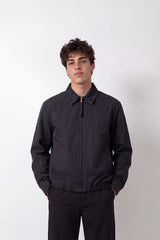 Men's Tomato Store Waterproof Woven Jacket Contrast Collar Full-Zip Slim Fit