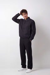 Men's Tomato Store Waterproof Woven Jacket Contrast Collar Full-Zip Slim Fit