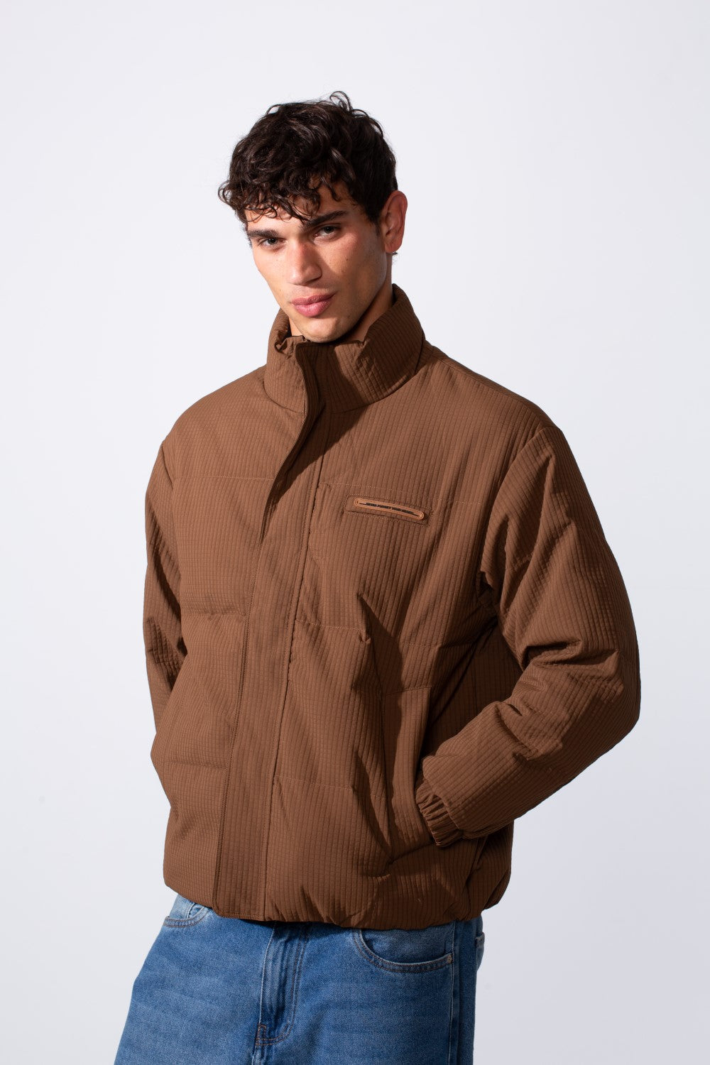 Men's Tomato Basic Waterproof Long Sleeve Jacket