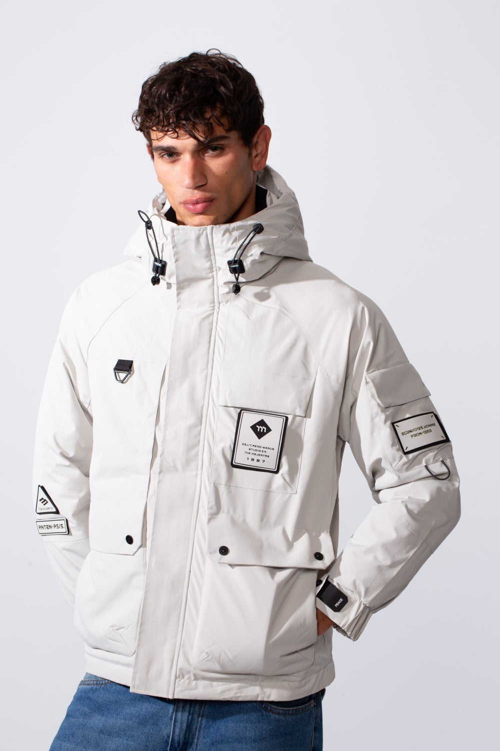 Men's Modern Casual Hooded Waterproof Jacket