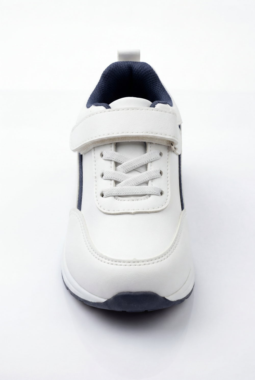 Boy's Versatile Sneaker Structured Feel For All-Day Support Subtle Stitching Details Hook And Loop Strap Shoes