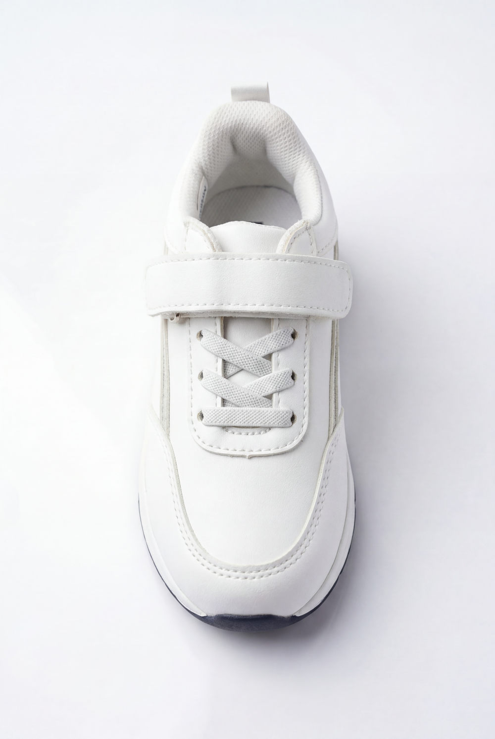 Boy's Versatile Sneaker Structured Feel For All-Day Support Subtle Stitching Details Hook And Loop Strap Shoes