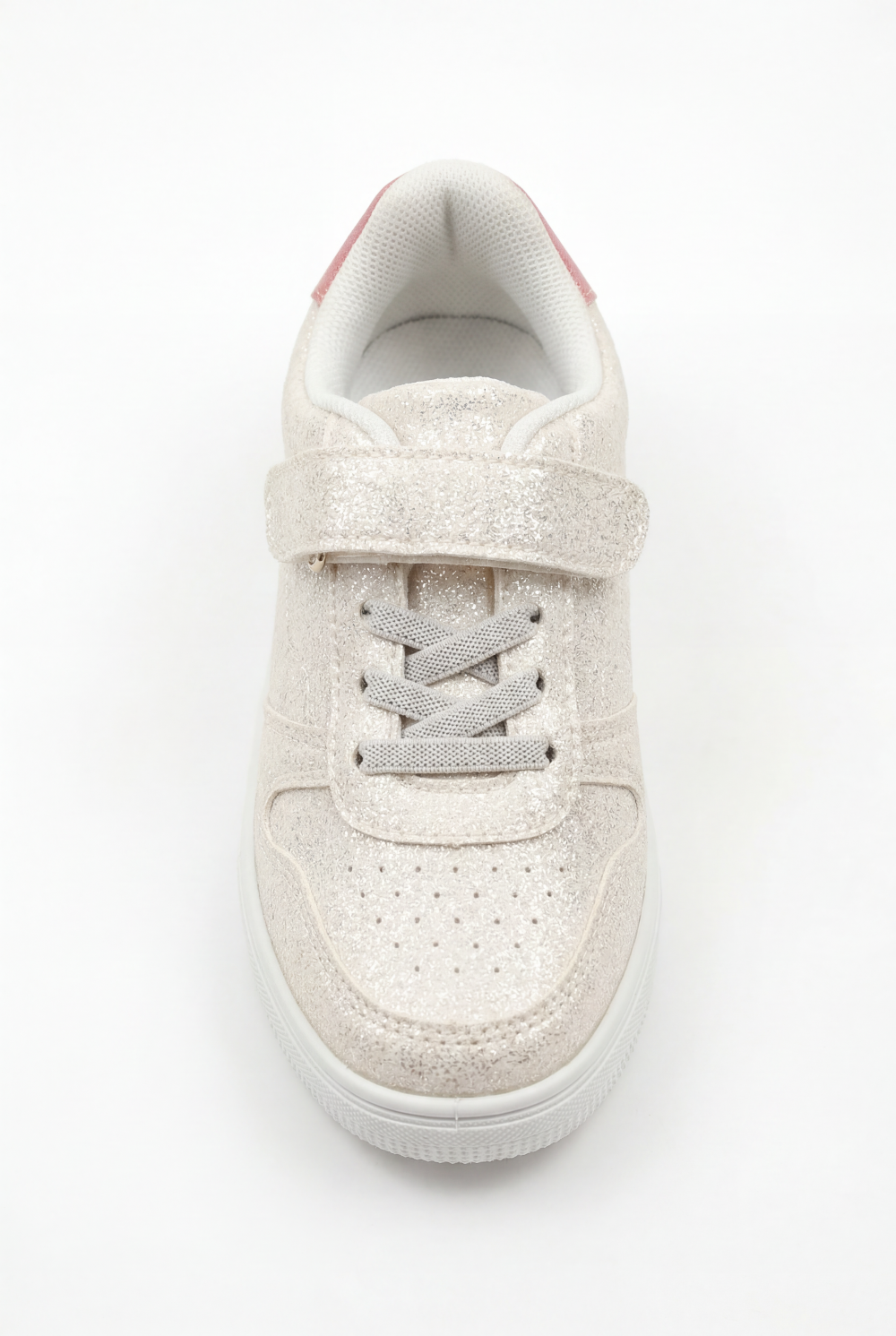 Girl's Sneakers Structured Long-Lasting Wear Hook And Loop Strap Elastic Laces Padded Collar Rubber Sole  Comfy Shoes