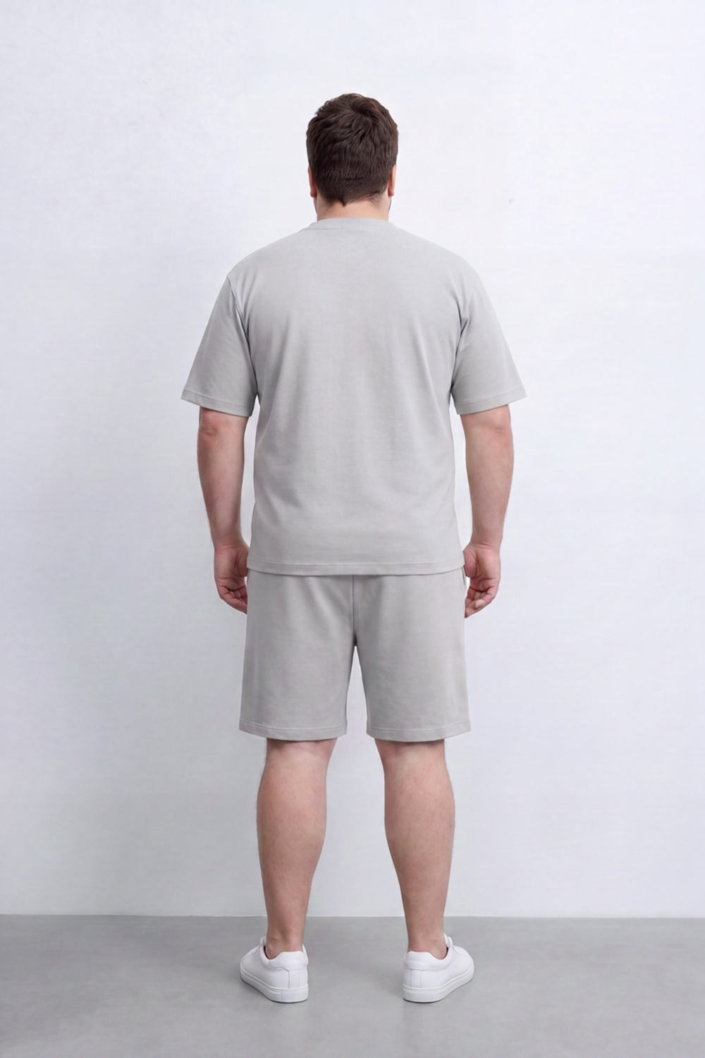 Men's Tomato Store Big Size Summer Melton Jersey Co-Ord Set Clean Monochrome Styling Easy Relaxed Fit