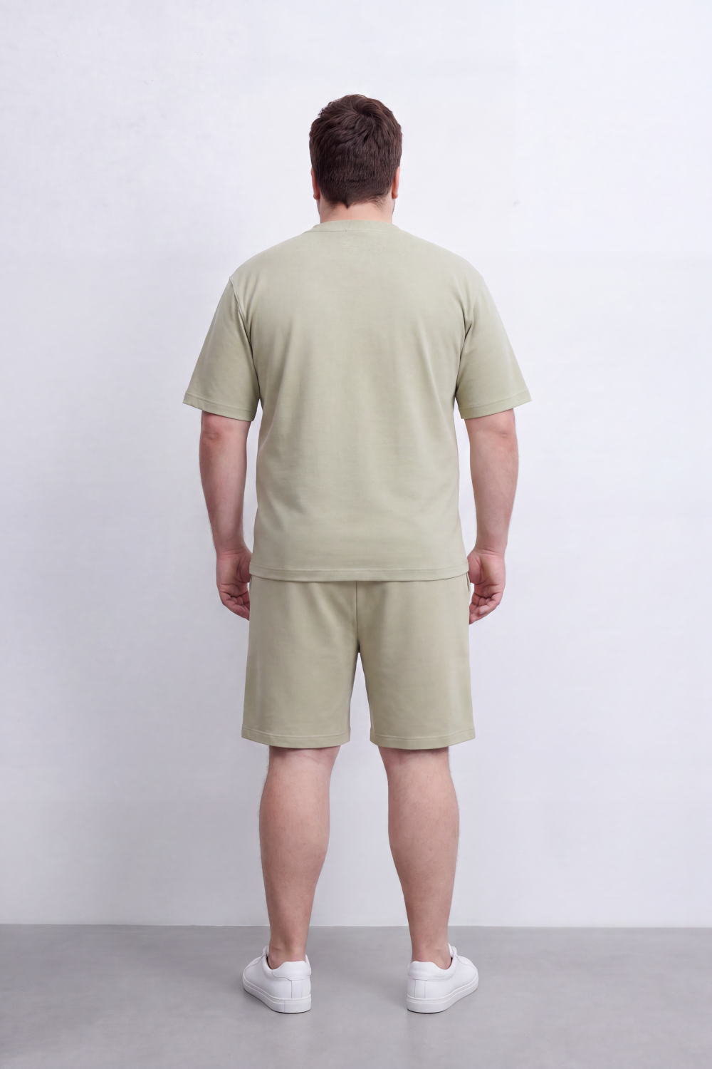 Men's Tomato Store Big Size Summer Melton Jersey Co-Ord Set Clean Monochrome Styling Easy Relaxed Fit