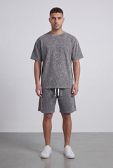 Men’s Tomato Store Matching Set Washed Mineral Finish Oversize Outfit