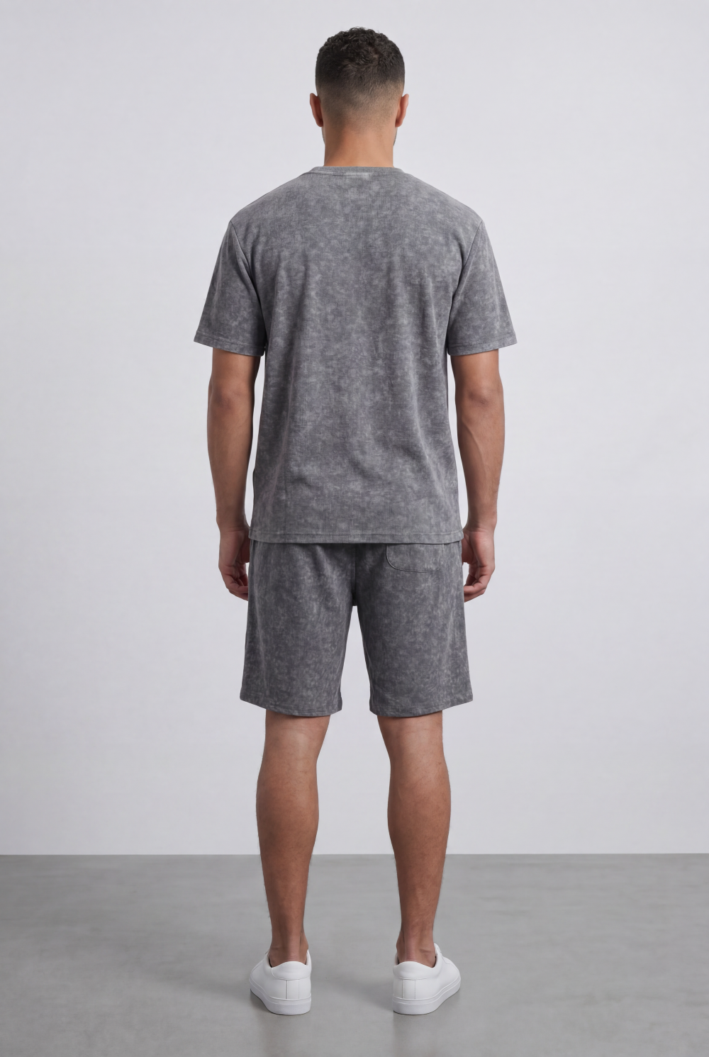 Men’s Tomato Store Matching Set Washed Mineral Finish Oversize Outfit