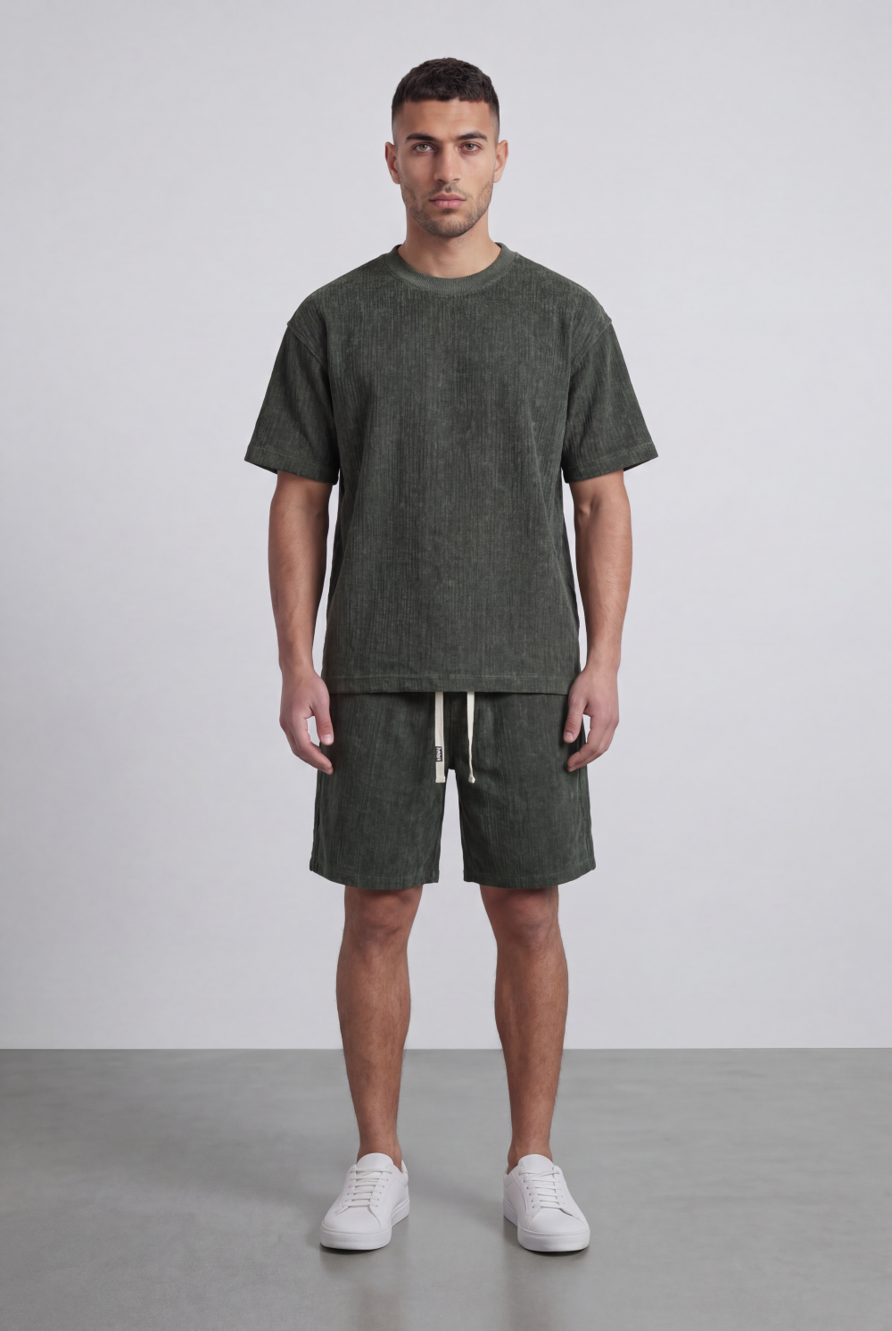Men’s Tomato Store Matching Set Washed Mineral Finish Oversize Outfit