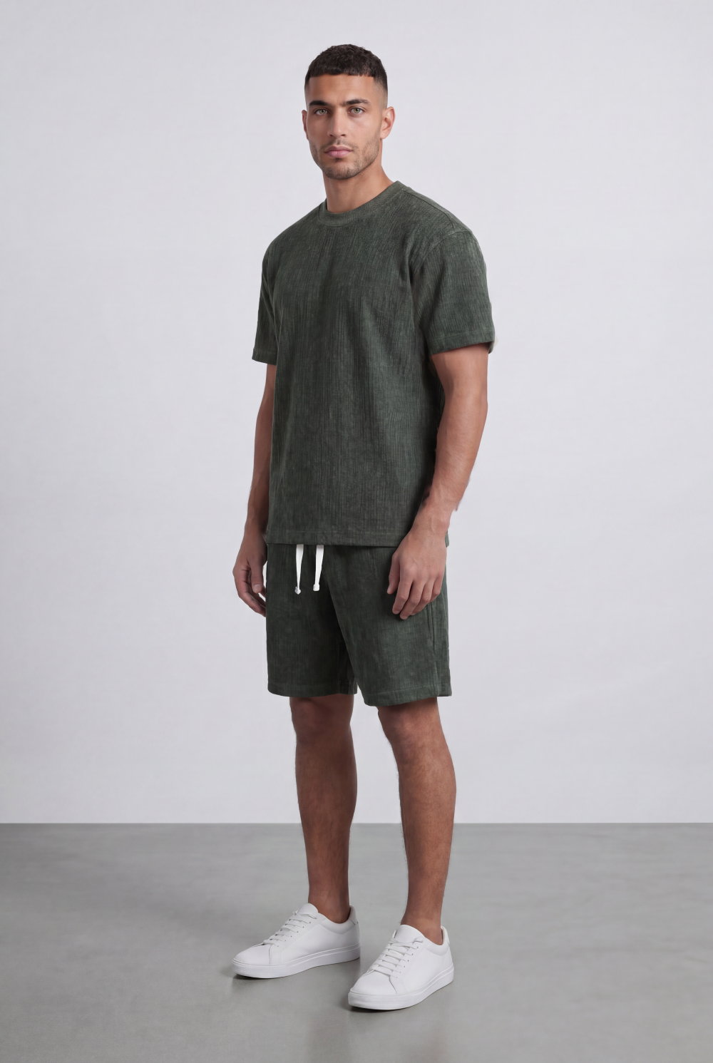 Men’s Tomato Store Matching Set Washed Mineral Finish Oversize Outfit