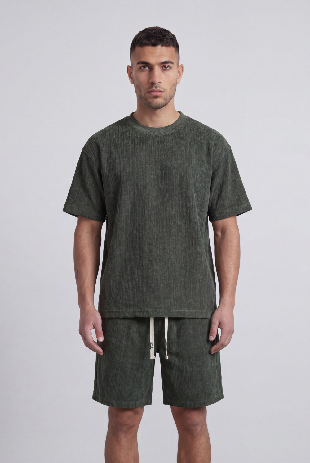 Men’s Tomato Store Matching Set Washed Mineral Finish Oversize Outfit