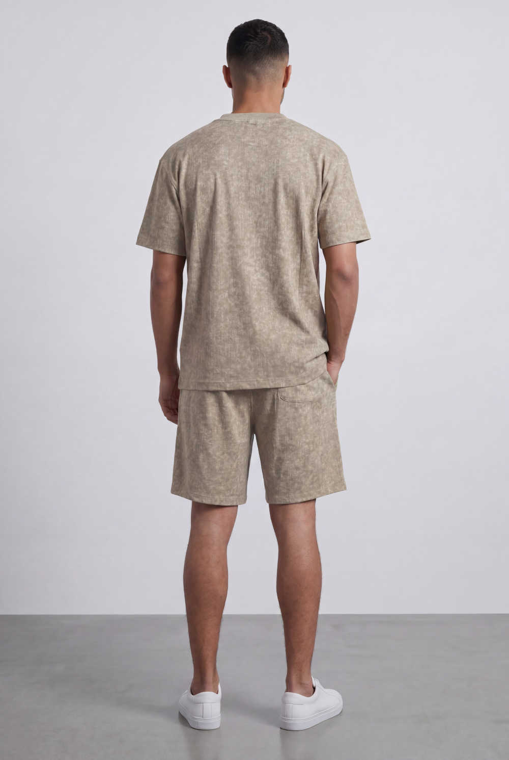 Men’s Tomato Store Matching Set Washed Mineral Finish Oversize Outfit