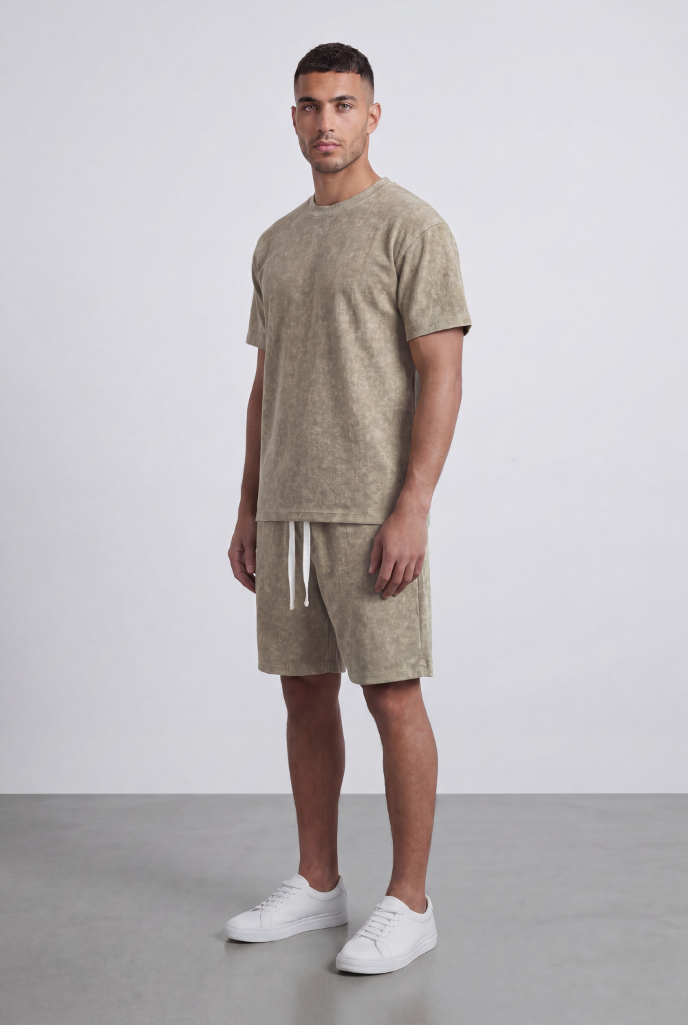 Men’s Tomato Store Matching Set Washed Mineral Finish Oversize Outfit