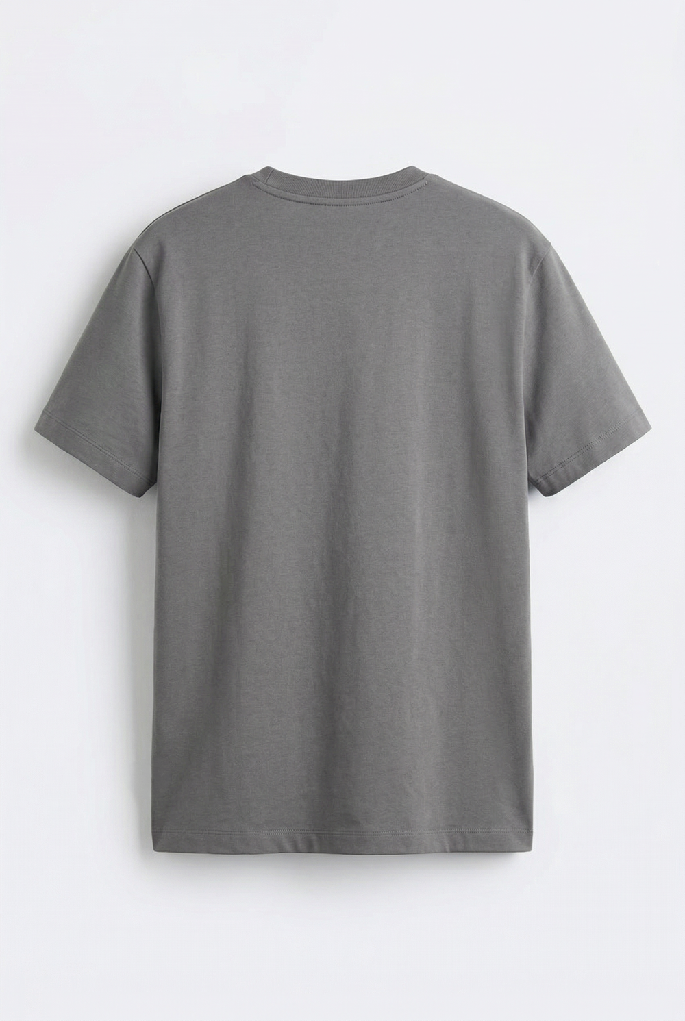 Men’s Tomato Store Ribbed Crew Neckline Chest Bold Text Print Short Sleeves Regular Fit T-Shirt