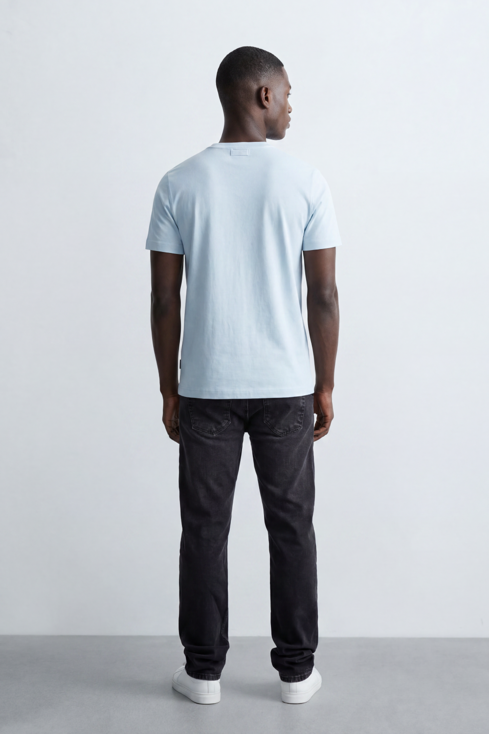 Men's Tomato Store Soft Cotton T-Shirt Minimal Tomato Chest Logo Slim Fit